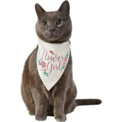 Frisco Wedding Reversible Dog & Cat Bandana -Meow Meals 248712 PT3. AC SS1800 V1632431176