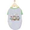 Frisco Happy Lil' Camper Dog & Cat T-Shirt -Meow Meals 248789 MAIN. AC SS1800 V1673304393