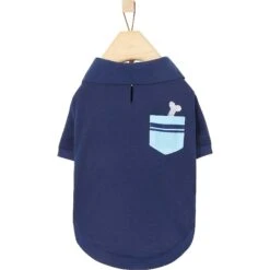 Frisco Dog & Cat Polo Shirt With Accent Pocket -Meow Meals 248880 PT3. AC SS1800 V1644960083