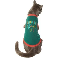 Frisco Living The Good Life Dog & Cat T-Shirt -Meow Meals 248973 PT2. AC SS1800 V1644959792