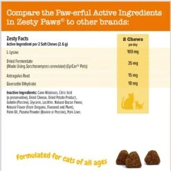 Zesty Paws Aller-Immune Bites Bacon Flavored Supplement For Cats -Meow Meals 249421 PT5. AC SS1800 V1696961129