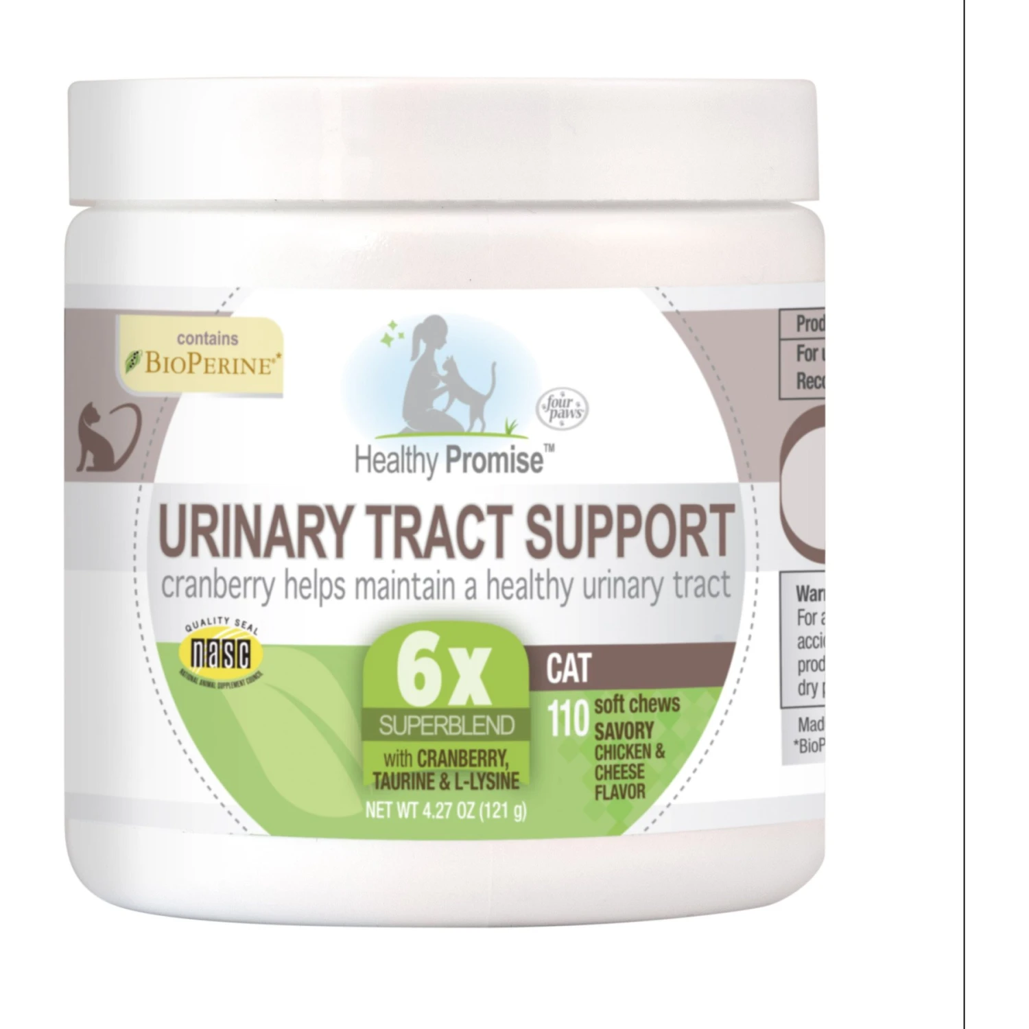 Four Paws Healthy Promise Soft Chews Urinary Tract Cat Supplement, 110 Count 3 Four Paws Healthy Promise Soft Chews Urinary Tract Cat Supplement, 110 Count