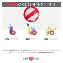 Coco And Luna L-Lysine Immune Support Salmon Flavor Powder Cat Supplement, 4-oz Jar -Meow Meals 253121 PT3. AC SS1800 V1697216122