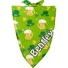 Frisco Green Ale Personalized Dog & Cat Bandana -Meow Meals 254207 MAIN. AC SS1800 V1608266540