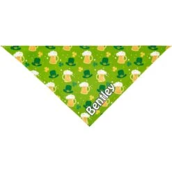 Frisco Green Ale Personalized Dog & Cat Bandana -Meow Meals 254207 PT3. AC SS1800 V1618510611