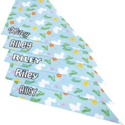 Frisco Easter Bunny Personalized Dog & Cat Bandana -Meow Meals 254211 PT4. AC SS1800 V1618511521