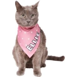 Frisco Polka Dot Personalized Dog & Cat Bandana -Meow Meals 254223 PT7. AC SS1800 V1696432727