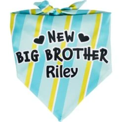 Frisco Big Brother Personalized Dog & Cat Bandana -Meow Meals 254231 PT2. AC SS1800 V1633062098