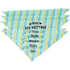 Frisco Big Brother Personalized Dog & Cat Bandana -Meow Meals 254231 PT4. AC SS1800 V1633065997