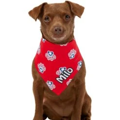 Frisco Patriotic Paws Personalized Dog & Cat Bandana 17 Frisco Patriotic Paws Personalized Dog & Cat Bandana -Meow Meals 254243 PT6. AC SS1800 V1619557657