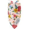 Frisco Floral Personalized Dog & Cat Bandana -Meow Meals 254255 MAIN. AC SS1800 V1611089904