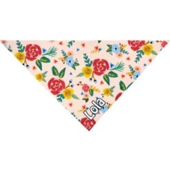 Frisco Floral Personalized Dog & Cat Bandana -Meow Meals 254255 PT3. AC SS1800 V1618511861