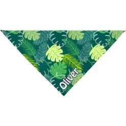 Frisco Tropical Palms Personalized Dog & Cat Bandana 13 Frisco Tropical Palms Personalized Dog & Cat Bandana -Meow Meals 254259 PT2. AC SS1800 V1696443248
