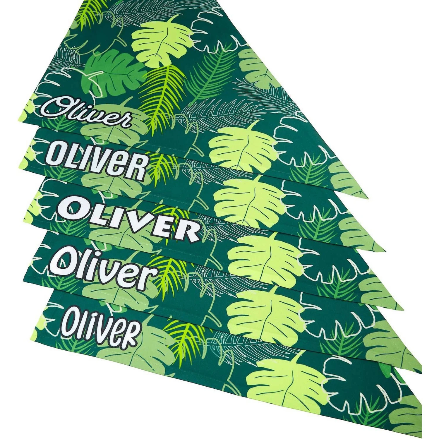 Frisco Tropical Palms Personalized Dog & Cat Bandana 7 Frisco Tropical Palms Personalized Dog & Cat Bandana - Image 5