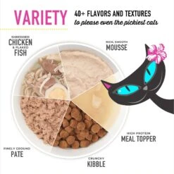 Tiki Cat Seafood Selects Variety Pack Grain-Free Wet Cat Food, 2.8-oz, Case Of 36 -Meow Meals 254321 PT7. AC SS1800 V1672952117