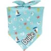 Frisco Nautical Personalized Dog & Cat Bandana -Meow Meals 258762 MAIN. AC SS1800 V1619559456