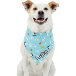 Frisco Nautical Personalized Dog & Cat Bandana -Meow Meals 258762 PT6. AC SS1800 V1619559518