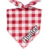 Frisco Gingham Personalized Dog & Cat Bandana -Meow Meals 258775 MAIN. AC SS1800 V1701981525
