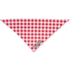 Frisco Gingham Personalized Dog & Cat Bandana -Meow Meals 258775 PT3. AC SS1800 V1619558276