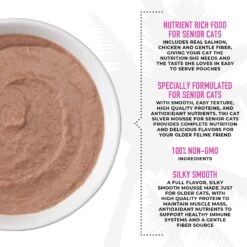 Tiki Cat Luau Velvet Mousse Salmon & Pumpkin In Broth Senior Wet Cat Food, 2.8-oz, Case Of 12 14 Tiki Cat Luau Velvet Mousse Salmon & Pumpkin In Broth Senior Wet Cat Food, 2.8-oz, Case Of 12 -Meow Meals 259094 PT4. AC SS1800 V1700001127