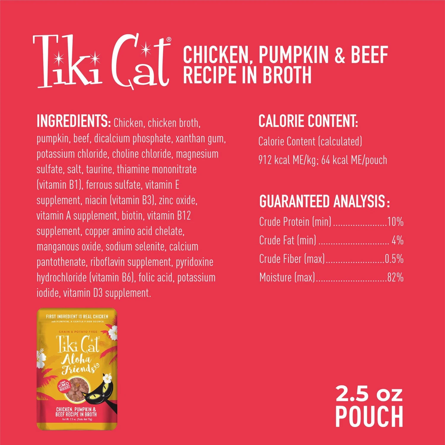 Tiki Cat Aloha Friends Chicken, Pumpkin & Beef Recipe In Broth Grain-Free Wet Cat Food 5 Tiki Cat Aloha Friends Chicken, Pumpkin & Beef Recipe In Broth Grain-Free Wet Cat Food - Image 3
