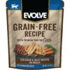 Evolve Chicken & Beef Recipe In Gravy Grain-Free Wet Pouch Cat Food, 3-oz Pouch, Case Of 24 -Meow Meals 262858 MAIN. AC SS1800 V1606873105