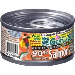 Gentle Giants Natural Non-GMO Salmon Grain-Free Cat & Kitten Canned Cat Food, 3-oz, Case Of 24 -Meow Meals 263202 PT2. AC SS1800 V1690830807