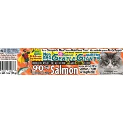 Gentle Giants Natural Non-GMO Salmon Grain-Free Cat & Kitten Canned Cat Food, 3-oz, Case Of 24 -Meow Meals 263202 PT5. AC SS1800 V1690829801