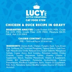 Lucy Pet Products Kettle Creations Chicken & Duck Recipe In Gravy Wet Cat Food, 2.47-oz Can, Case Of 12 -Meow Meals 263494 PT4. AC SS1800 V1607438864