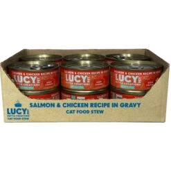 Lucy Pet Products Kettle Creations Salmon & Chicken Recipe In Gravy Wet Cat Food, 2.47-oz Can, Case Of 12 -Meow Meals 263496 PT1. AC SS1800 V1607475749