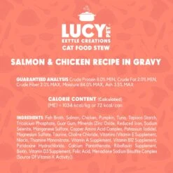 Lucy Pet Products Kettle Creations Salmon & Chicken Recipe In Gravy Wet Cat Food, 2.47-oz Can, Case Of 12 -Meow Meals 263496 PT4. AC SS1800 V1607438882