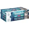 Blue Buffalo Tastefuls Tuna, Chicken, Fish & Shrimp Entrées Variety Pack Flaked Wet Cat Food -Meow Meals 264519 MAIN. AC SS1800 V1689282791