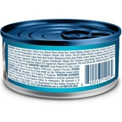 Blue Buffalo Tastefuls Chicken Entrée Mature Cats Pate Wet Cat Food, 3-oz Can, Case Of 24 -Meow Meals 264535 PT1. AC SS1800 V1630732640