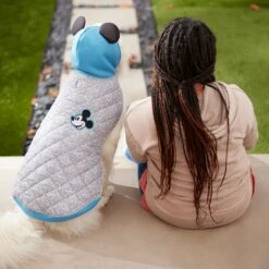 Disney Lightweight Mickey Mouse Quilted Puffer Dog & Cat Coat -Meow Meals 264608 PT8. AC SS1800 V1629488904