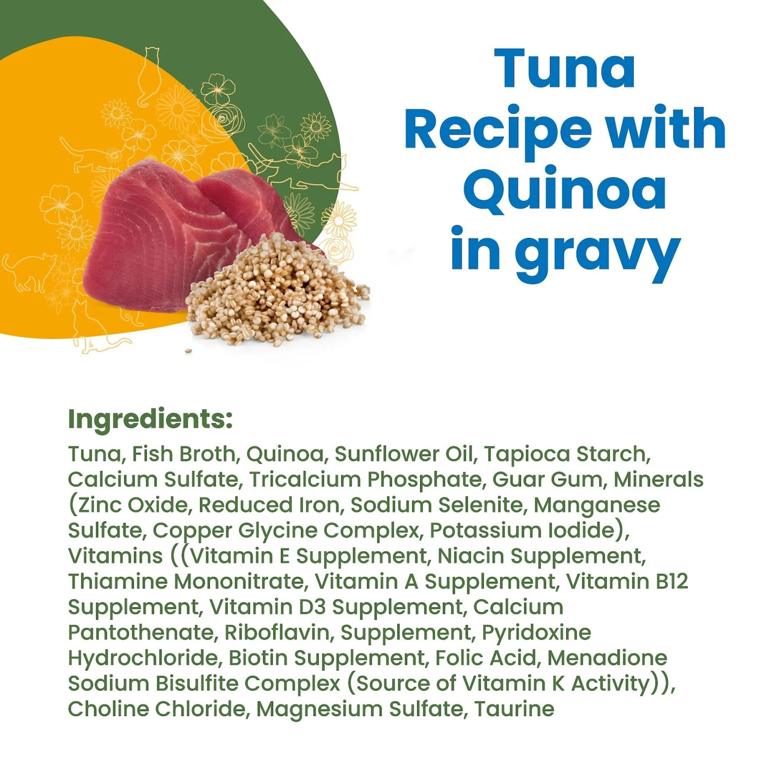 Almo Nature HQS Complete Tuna With Quinoa Wet Cat Food, 2.47-oz Can, Case Of 12 7 Almo Nature HQS Complete Tuna With Quinoa Wet Cat Food, 2.47-oz Can, Case Of 12 - Image 5