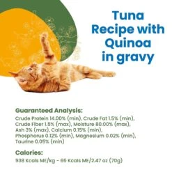 Almo Nature HQS Complete Tuna With Quinoa Wet Cat Food, 2.47-oz Can, Case Of 12 16 Almo Nature HQS Complete Tuna With Quinoa Wet Cat Food, 2.47-oz Can, Case Of 12 -Meow Meals 264820 PT5. AC SS1800 V1632847896