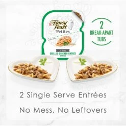 Fancy Feast Petites In Gravy Grilled Chicken With Rice Entree Wet Cat Food 13 Fancy Feast Petites In Gravy Grilled Chicken With Rice Entree Wet Cat Food -Meow Meals 265536 PT2. AC SS1800 V1647901625