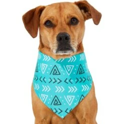 Frisco Geometric Dog & Cat Bandana -Meow Meals 267907 PT2. AC SS1800 V1637653589