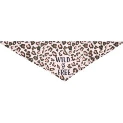 Frisco Pink Leopard Dog & Cat Bandana -Meow Meals 267922 PT4. AC SS1800 V1637722600