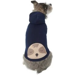 Frisco Sloth Pocket Dog & Cat Lightweight Hoodie -Meow Meals 268018 PT2. AC SS1800 V1637682444