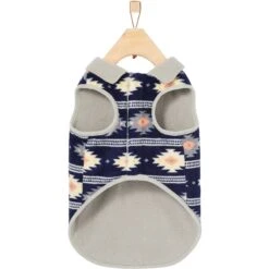 Frisco Lightweight Southwest Dog & Cat Polar Fleece Vest -Meow Meals 268167 PT5. AC SS1800 V1628791404