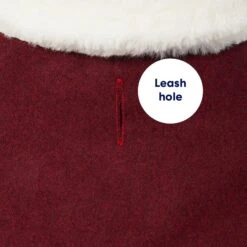 Frisco Mediumweight Pom Pom Bow Dog & Cat Peacoat Dress, Red -Meow Meals 268200 PT6. AC SS1800 V1628827641