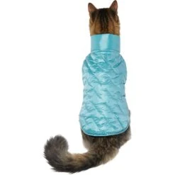 Frisco Lightweight Packable Insulated Dog & Cat Quilted Puffer Coat, Ocean Teal -Meow Meals 268280 PT2. AC SS1800 V1628778981