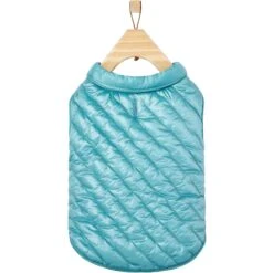 Frisco Lightweight Packable Insulated Dog & Cat Quilted Puffer Coat, Ocean Teal -Meow Meals 268280 PT4. AC SS1800 V1628778984