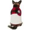 Frisco Mediumweight Red Plaid Insulated Dog & Cat Sherpa Coat -Meow Meals 268320 MAIN. AC SS1800 V1628779371