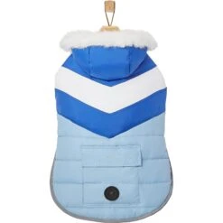 Frisco Heavyweight Chevron Insulated Dog & Cat Parka With Pocket -Meow Meals 268405 PT4. AC SS1800 V1628784761