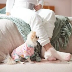 Frisco Dog & Cat Cozy Plush Fleece PJs, Unicorns -Meow Meals 268469 PT8. AC SS1800 V1629836502