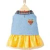 Frisco Chambray Plaid Dog & Cat Dress -Meow Meals 268637 MAIN. AC SS1800 V1637730171