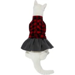 Frisco Flannel Dog & Cat Dress 12 Frisco Flannel Dog & Cat Dress -Meow Meals 268645 PT3. AC SS1800 V1637657232