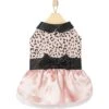 Frisco Pink Cheetah Dog & Cat Dress -Meow Meals 268661 MAIN. AC SS1800 V1637719945